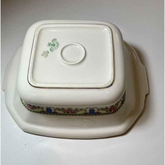 T & V Limoges France Lidded Porcelain Tureen La Cloche Roses Gold Granny Core - Picture 7 of 15